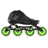 Atom Pro complete inline skate package featuring Atom Matrix wheels
