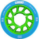 atom savant 91a blue quad skate wheel