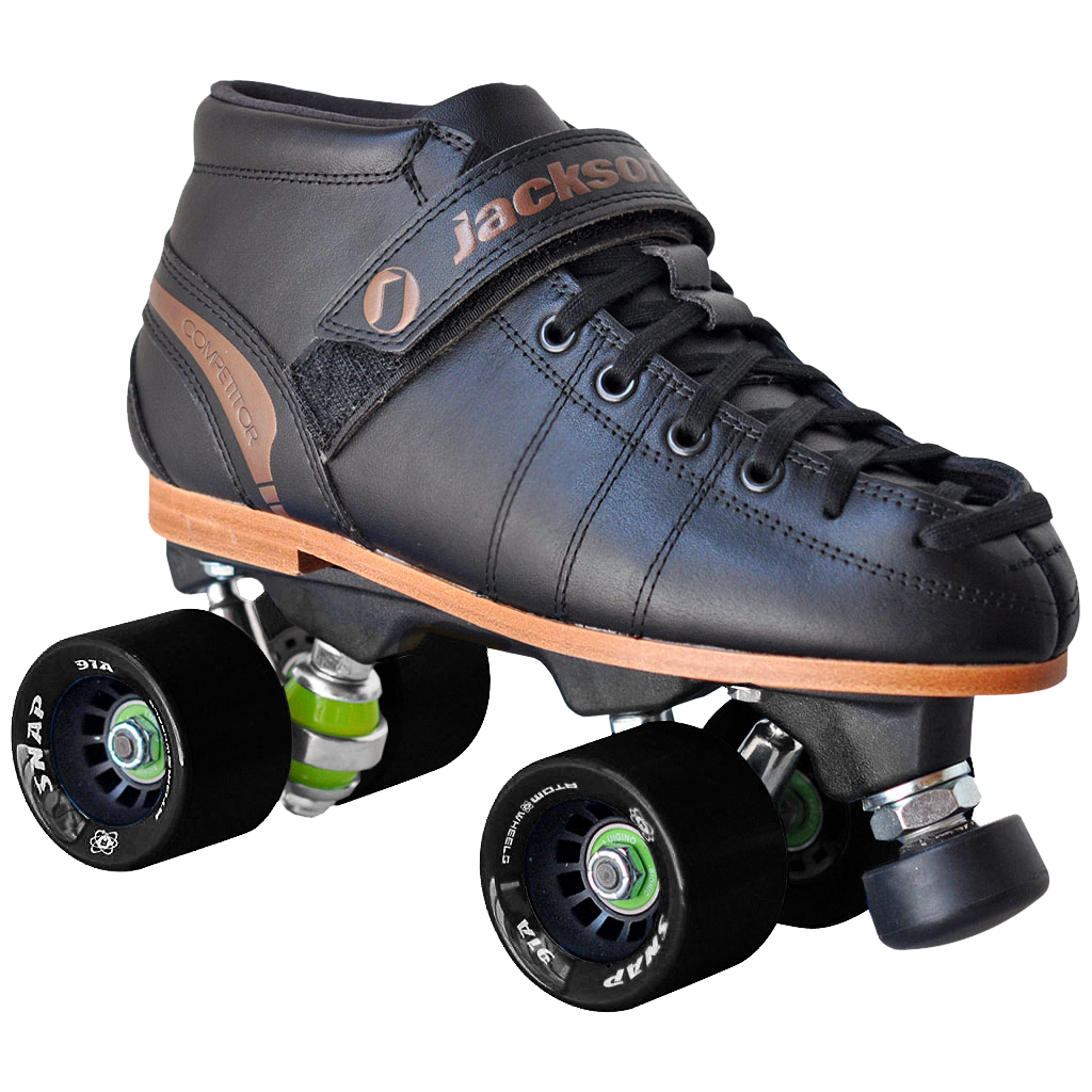 Snap on top roller skates