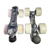 Silver Plate 62mm Wheels Outdoor 78A 8mm Trucks Size 6.25