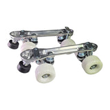 Silver Plate 62mm Wheels Outdoor 78A 8mm Trucks Size 5.5