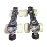 Silver Plate 62mm Wheels Outdoor 78A 8mm Trucks Size 5.25