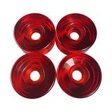 Clear Red Tone 57mm 97A Blank - 4 Pack