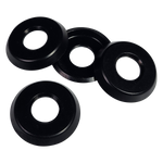 ALUMINUM BOTTOM WASHER BLACK – 4PK