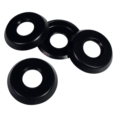 ALUMINUM BOTTOM WASHER BLACK – 4PK