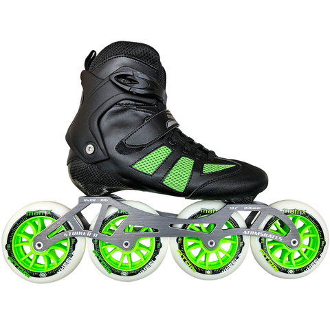 Atom Pro Fitness 4x110 Outdoor Inline Skate Package with Matrix 110 Wheels
