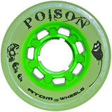Atom Poison 62x44 green quad wheel