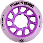 Purple Atom Poison Savant Quad Derby wheels