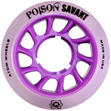 Purple Atom Poison Savant Quad Derby wheels