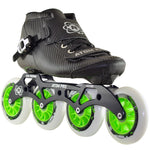 Atom Pro complete inline skate package featuring Atom Matrix wheels