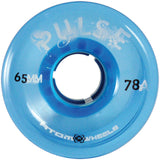 Blue Atom Pulse outdoor quad skate wheel