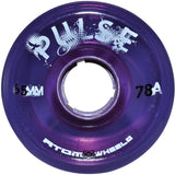 Purple Atom Pulse outdoor quad skate wheel