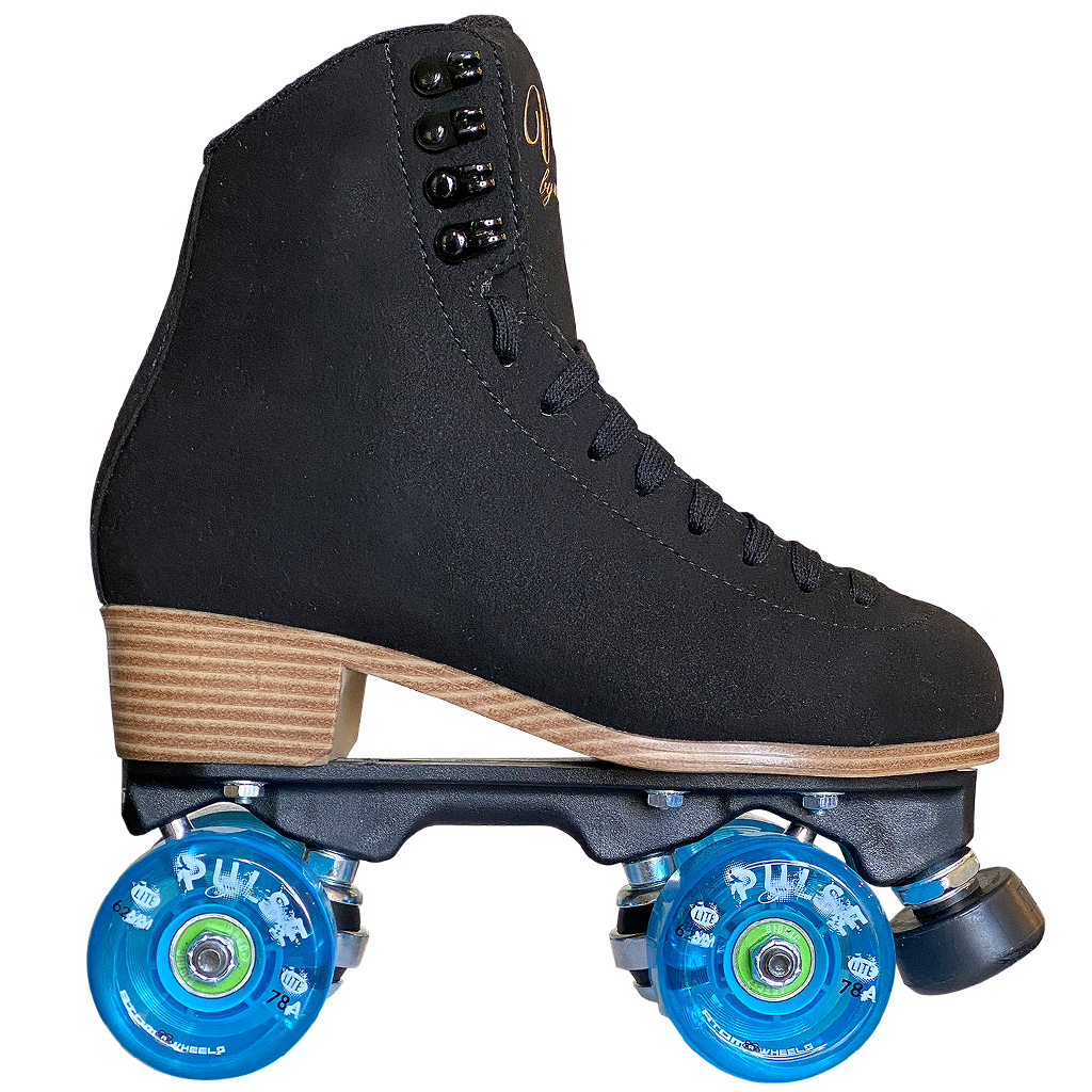 boots vegan suede roller skates