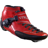 Red Luigino Strut inline skate boot